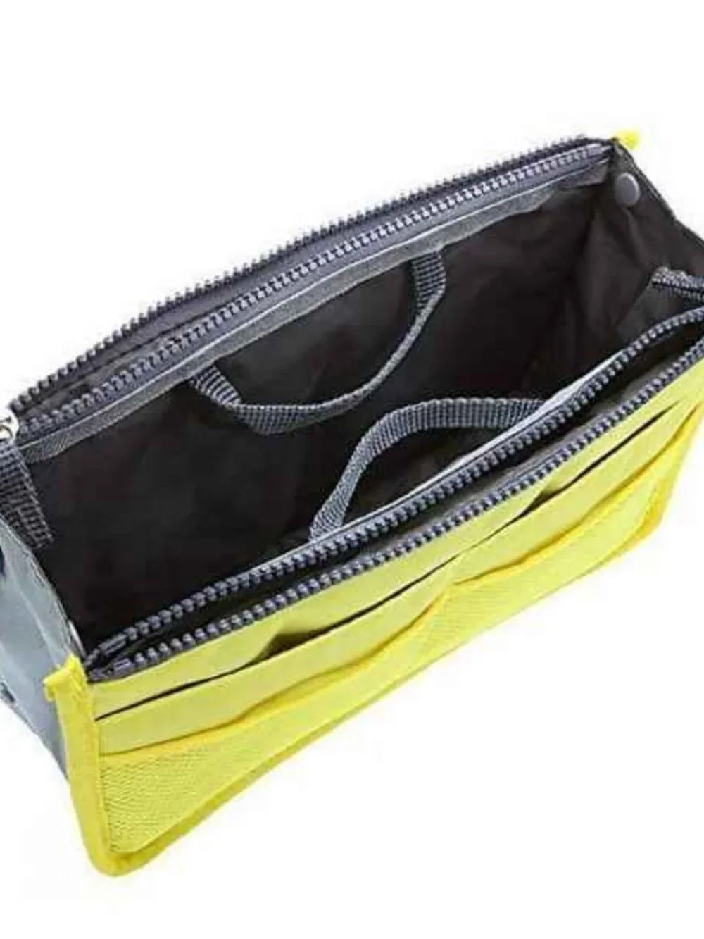Purse Insert / Organizer/ Cosmetic Case/ Handbag Divider Organizer- Yellow - NWT